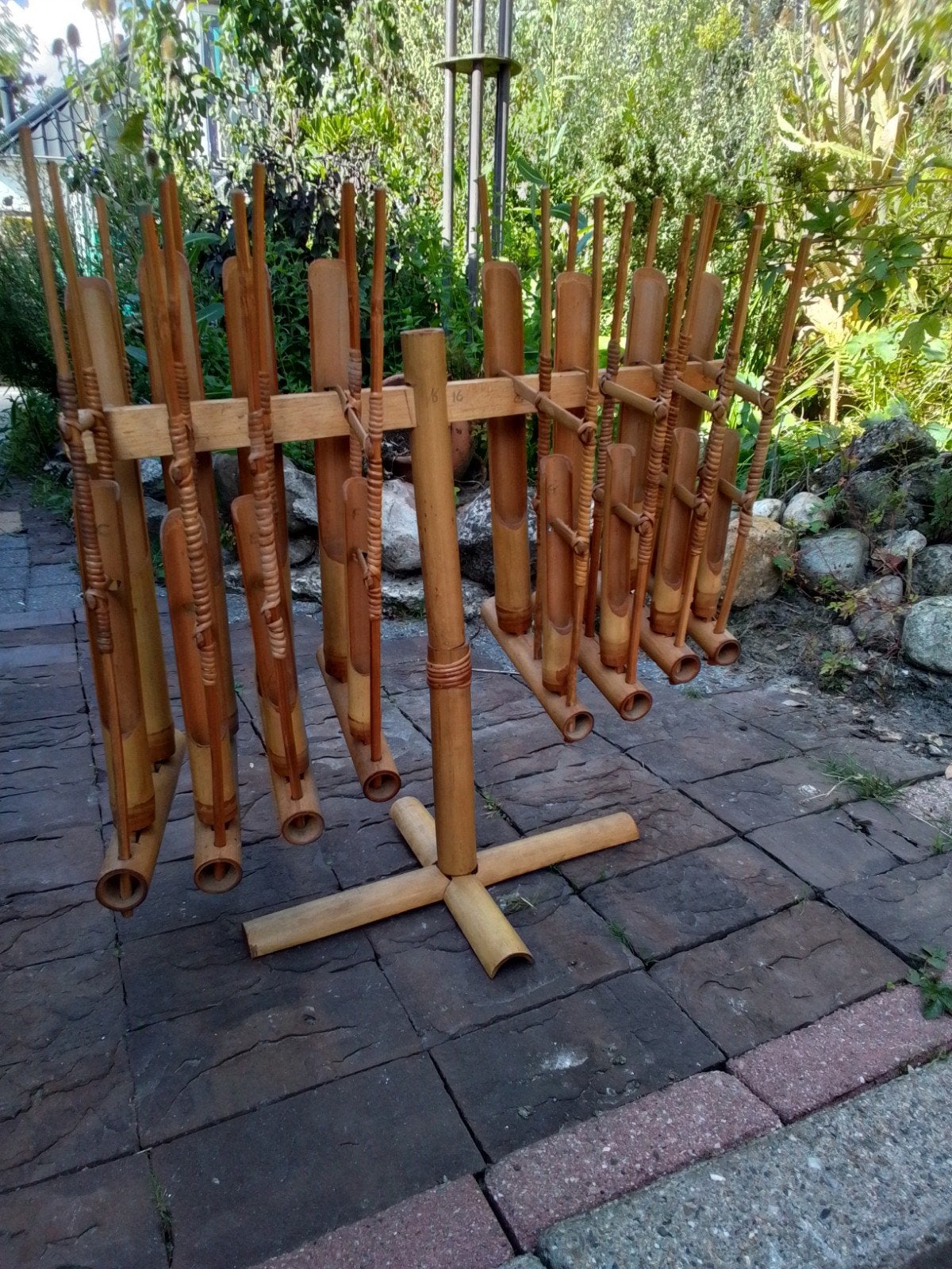 Indonesische angklung, Muziek en Instrumenten, Ophalen of Verzenden, Zo goed als nieuw