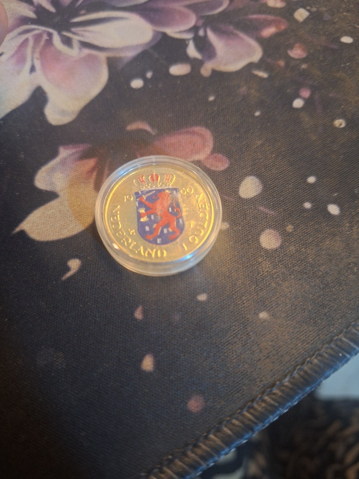 Gouden 1 Gulden Munt 1980 - Beatrix Inhuldiging, 1 gulden, Koningin Beatrix, Losse munt, Goud
