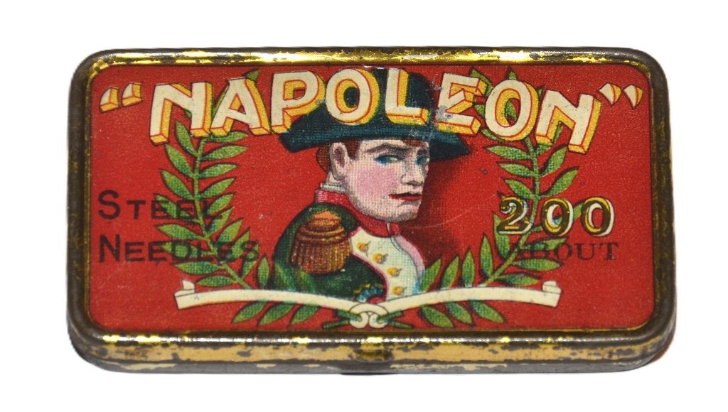 blik Napoleon Japanese gramophone needle tin grammmofoon, Verzamelen, Ophalen of Verzenden, Overige