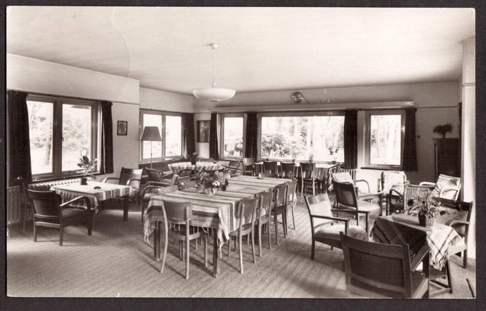 Bilthoven, Broederschapshuis, Conversatiezaal. 1954., Ophalen of Verzenden, 1940 tot 1960, Gelopen, Utrecht