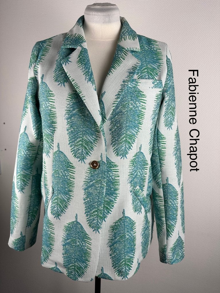 Fabienne Chapot Blazer  (mt: 42) 15,3/9125, Maat 42/44 (L), Ophalen of Verzenden, Zo goed als nieuw, Groen