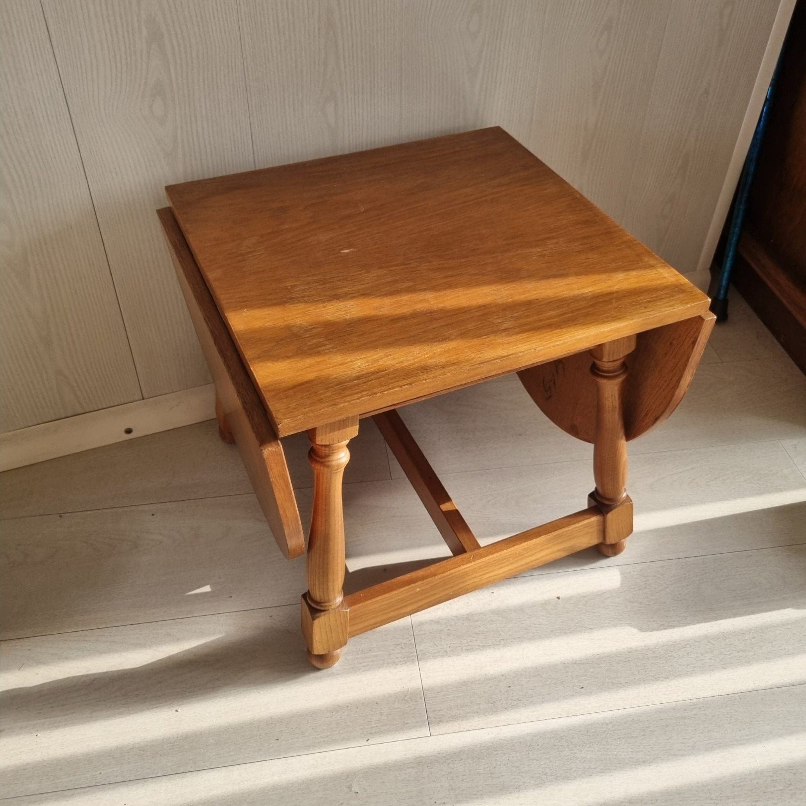 Vintage houten klaptafel, Ophalen