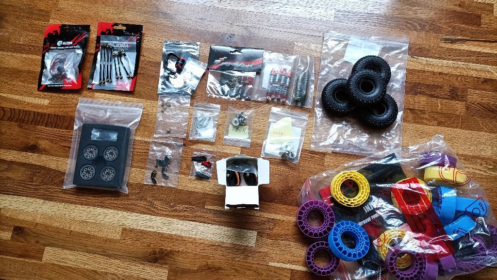 Trx4m, FMS, SCX24, 1/24 &1/18 Micro Crawler Parts, Ophalen of Verzenden, Nieuw, Overige schalen, Auto offroad