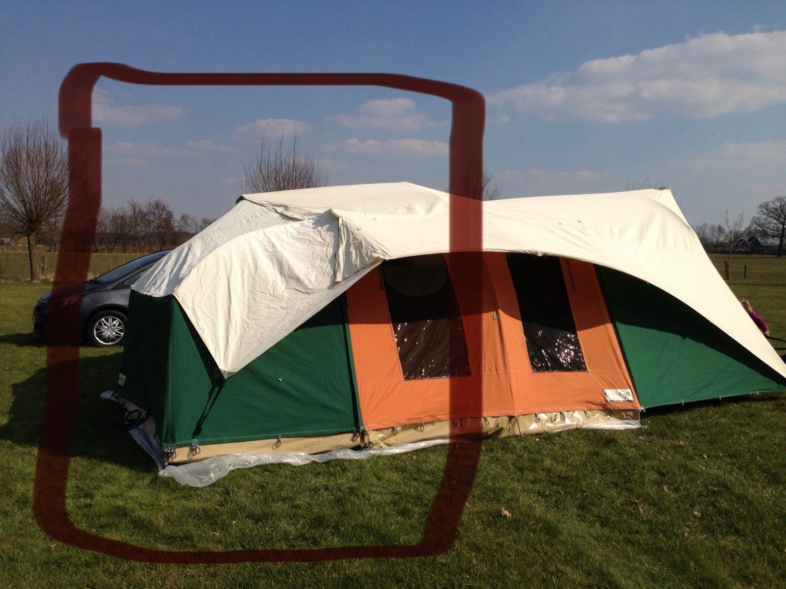 Holtkamper Kyte Kindertent L - Uitbreiding voor vouwwagen, Ophalen, Gebruikt, Tot en met 2