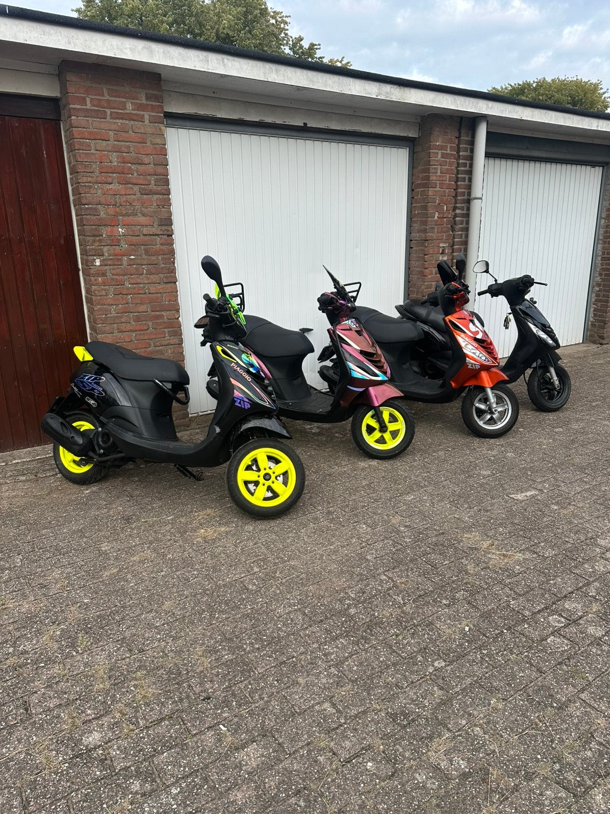 Meerdere unieke Piaggio Zips 4takt / projecten te koop, Ophalen, Gebruikt, Benzine, 50 cc