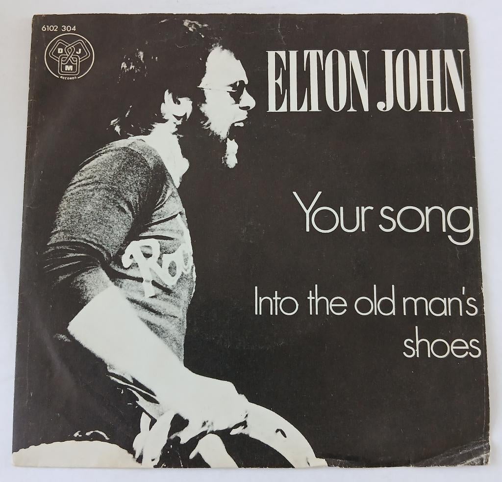 Elton John - Your song, Cd's en Dvd's, Vinyl Singles, Gebruikt, Single, Pop, Ophalen of Verzenden