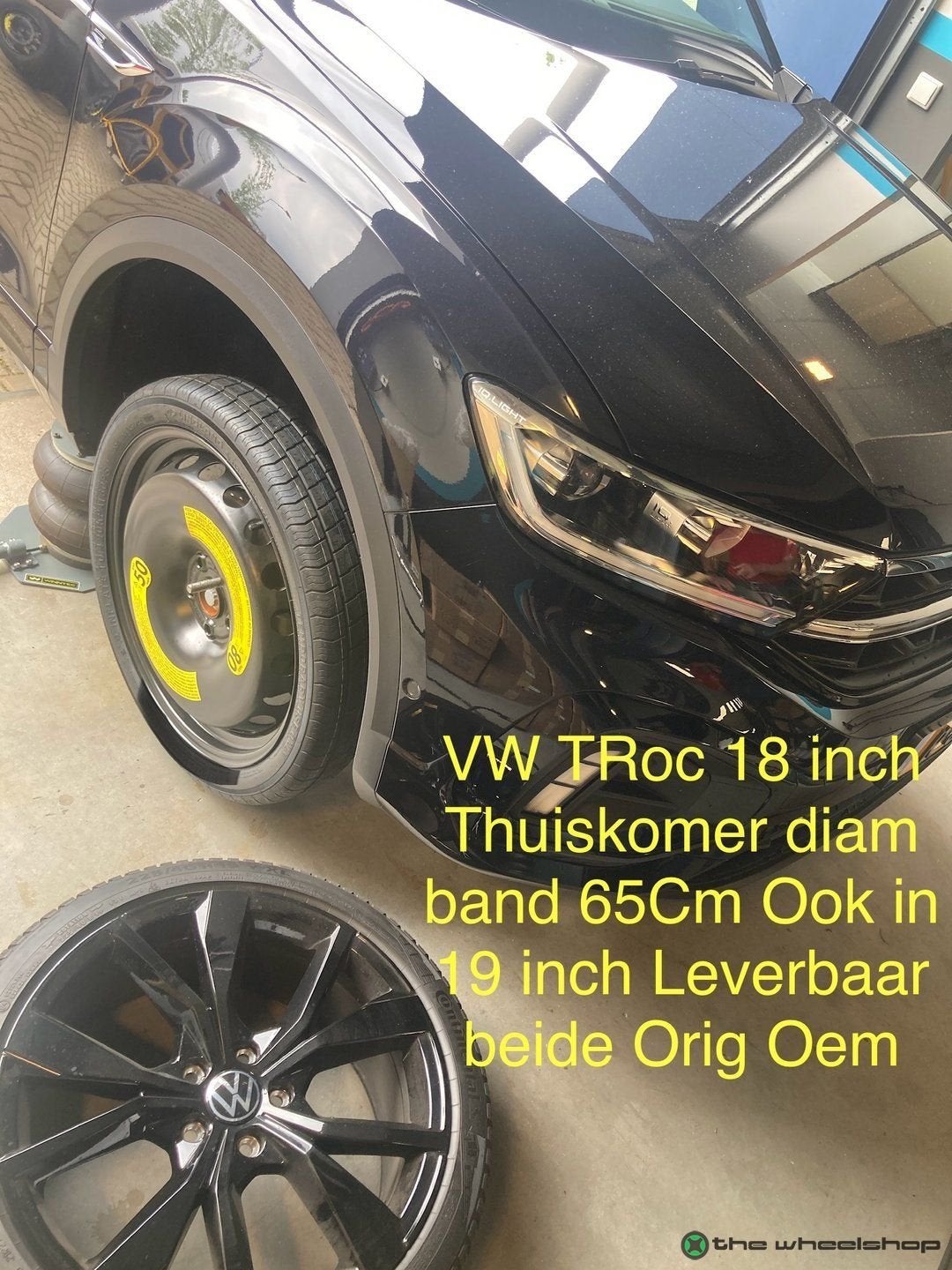 Reservewiel Thuiskomer Origineel 18 Inch VW Golf TRoc Passat, Gebruikt, -, Banden en Velgen, VWAG