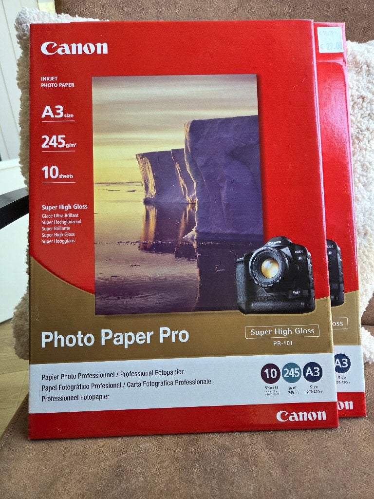 Canon photo papier A3, Nieuw, Glanzend, Fotopapier, Canon