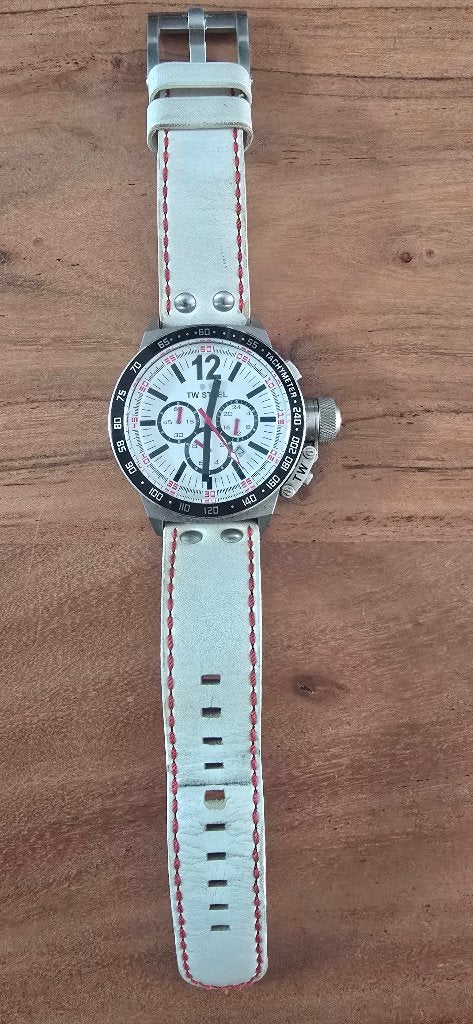 TW Steel CEO Canteen Chronograph CE1013 - 45mm, Overige merken, Leer, Staal, Polshorloge