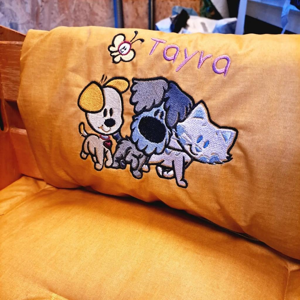 Geborduurde kussens voor je kinderstoel!, Kinderen en Baby's, Kinderstoelen, Stoelverkleiner, Nieuw, Ophalen of Verzenden, 7586rt