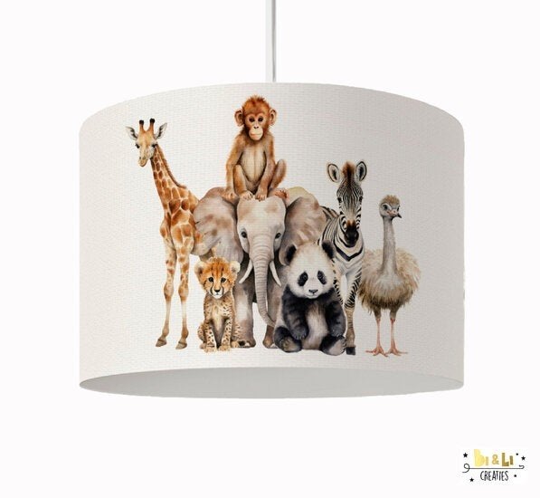 Hanglamp Safari Dieren Little Dreamzzz, Bi & Li Creaties, Nieuw, Ophalen of Verzenden, Bilicreaties@gmail.com
