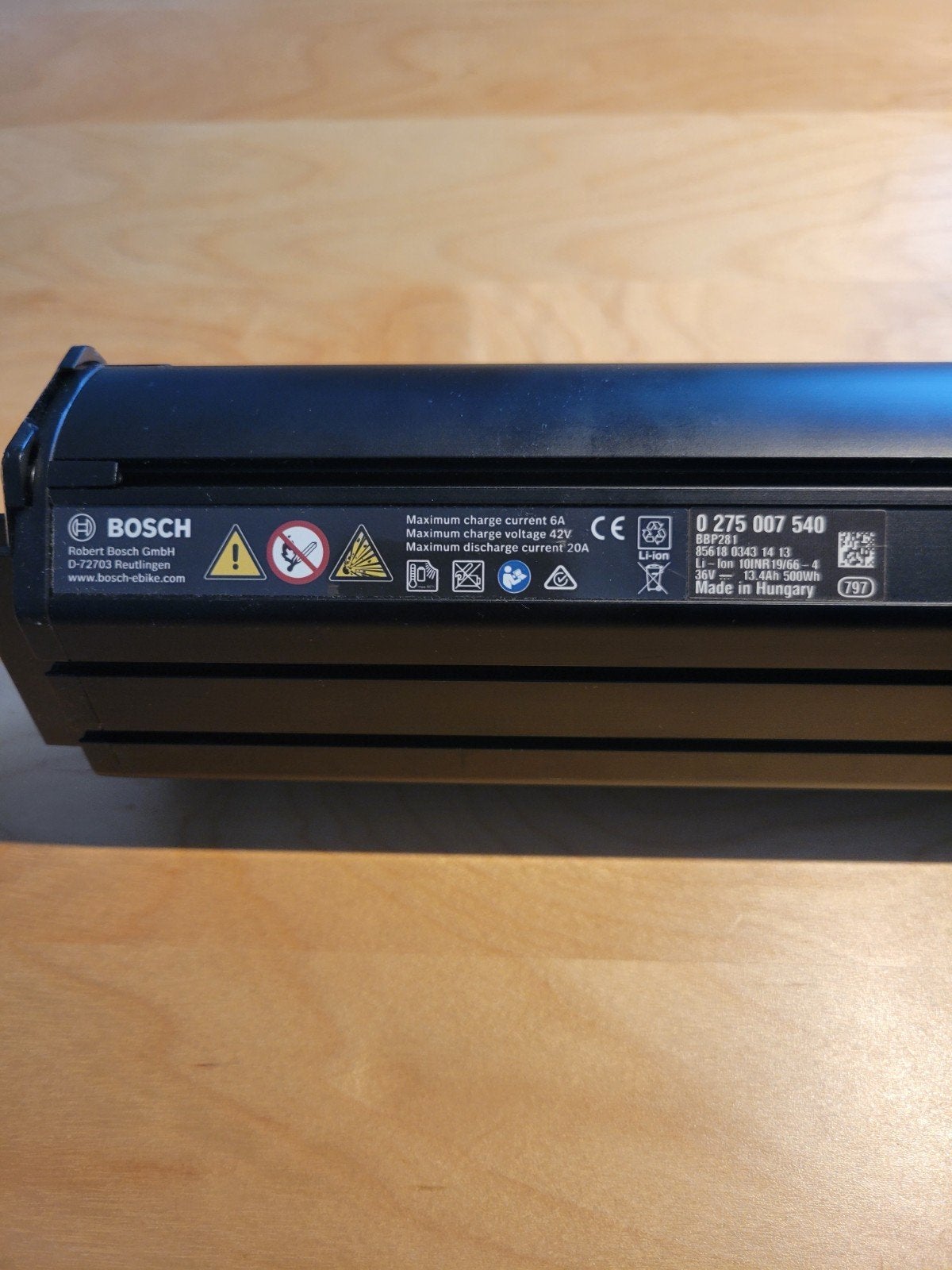 BOSCH POWERTUBE FRAME ACCU, Ophalen of Verzenden, Zo goed als nieuw