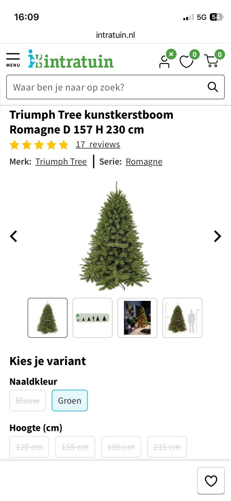 Kunstkerstboom 2,30 hoog en 1,50 breed met lichtjes, Diversen, Kerst, Ophalen, Gebruikt