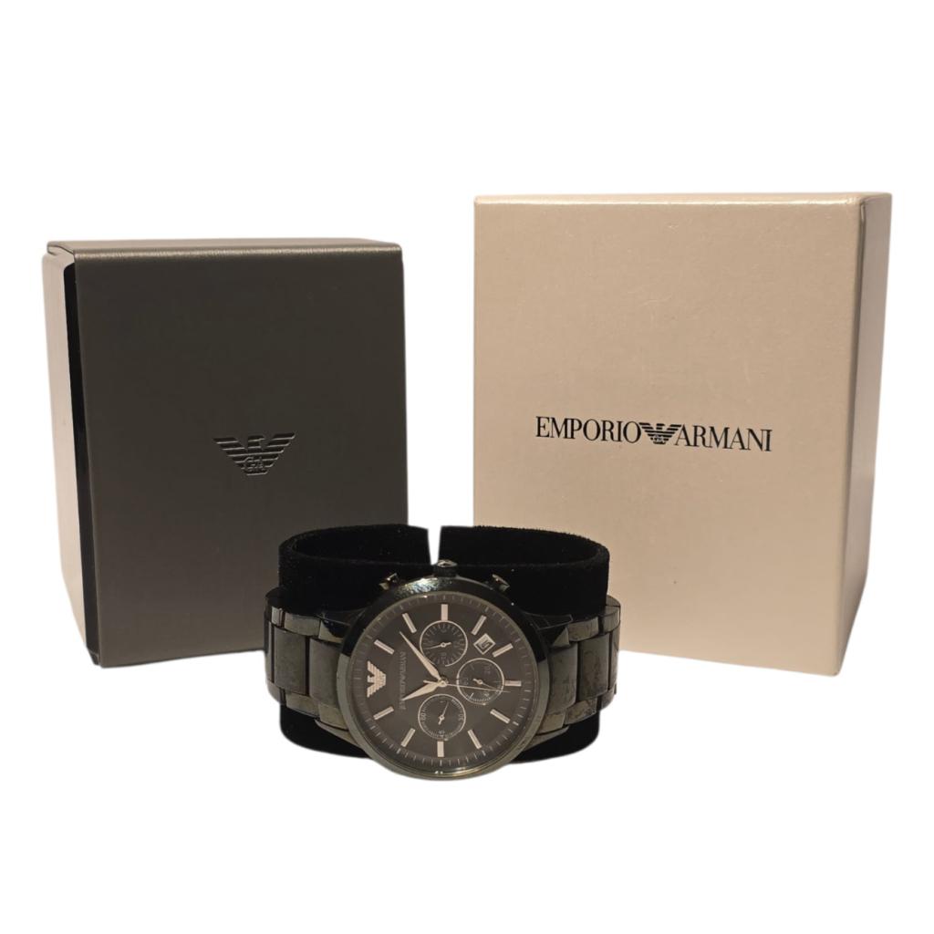Armani Heren Horloge 2453 Zwart | incl. Doos