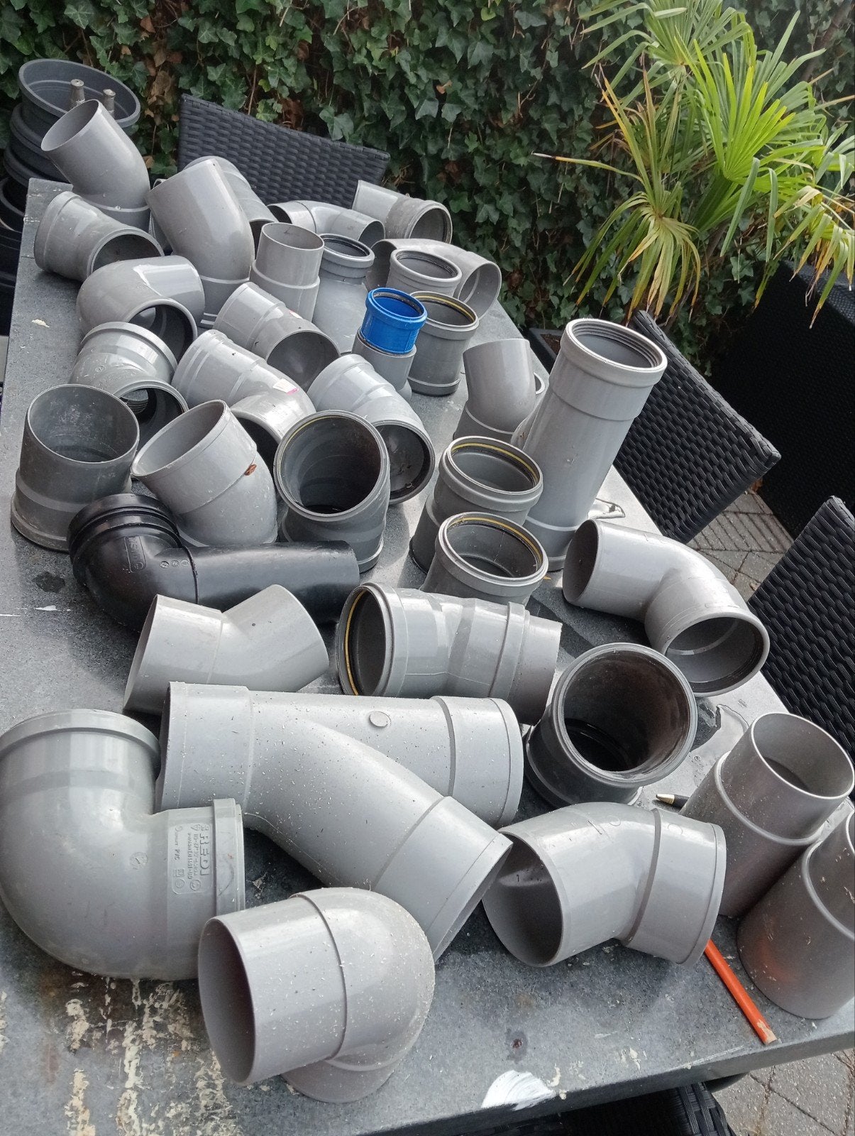 pvc110 en 125, Bochten, Pvc, Ophalen of Verzenden, Minder dan 2 meter