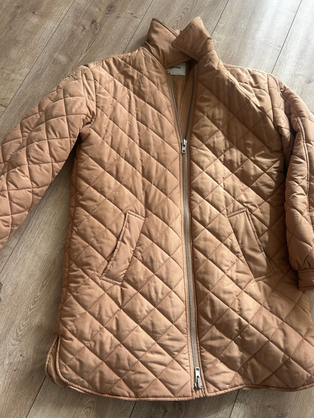 Modstrom jas S dames quilted tussenjas beige, Kleding | Dames, Ophalen of Verzenden, Zo goed als nieuw, Beige
