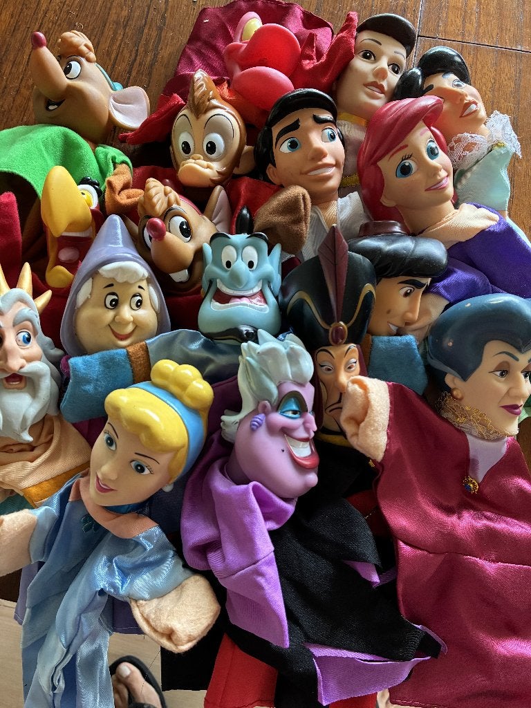 handpoppen disney, Ophalen, Overige figuren, Zo goed als nieuw, Overige typen