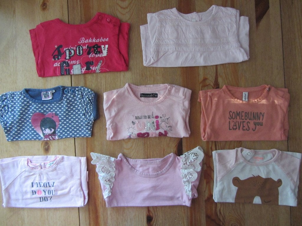 Longsleeves maat 68, Kinderen en Baby's, Babykleding | Maat 68, Ophalen of Verzenden, Gebruikt, Meisje, Shirtje of Longsleeve