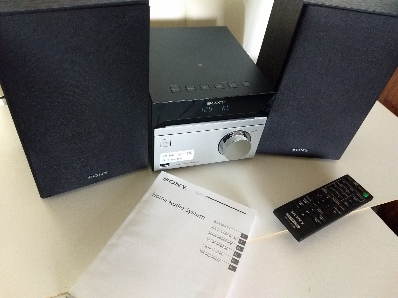 goede Sony Dab+ Stereoset met Bluetooth en Cd speler, Ophalen, Cd-speler, Zo goed als nieuw, Microset