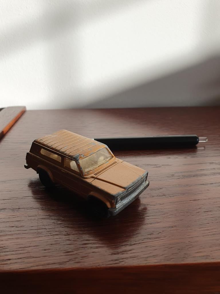 Majorette no 236 Jeep Cherokee - Vintage Speelgoedauto, Ophalen of Verzenden, Gebruikt