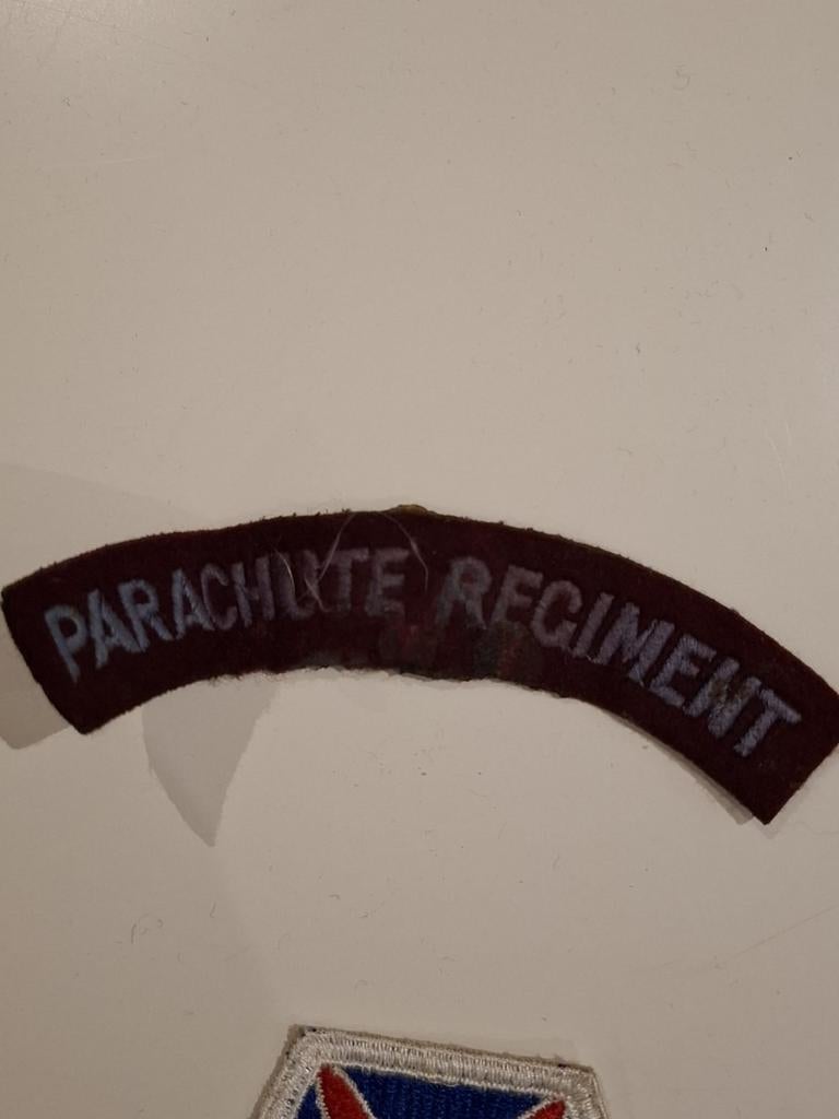 Te koop: patch Parachute Regiment., Ophalen of Verzenden, Nederland, Embleem of Badge