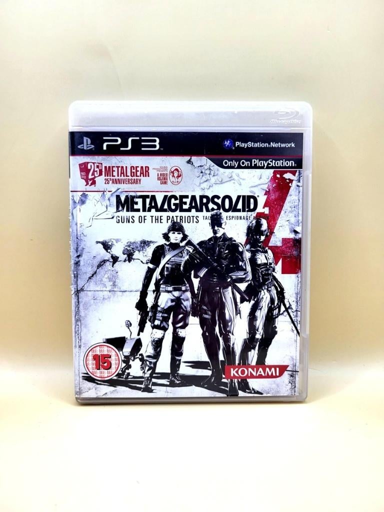 Metal Gear Solid 4 Guns of the Patriots 25th Anniversary, Avontuur en Actie, Vanaf 18 jaar, 1 speler, Sony support