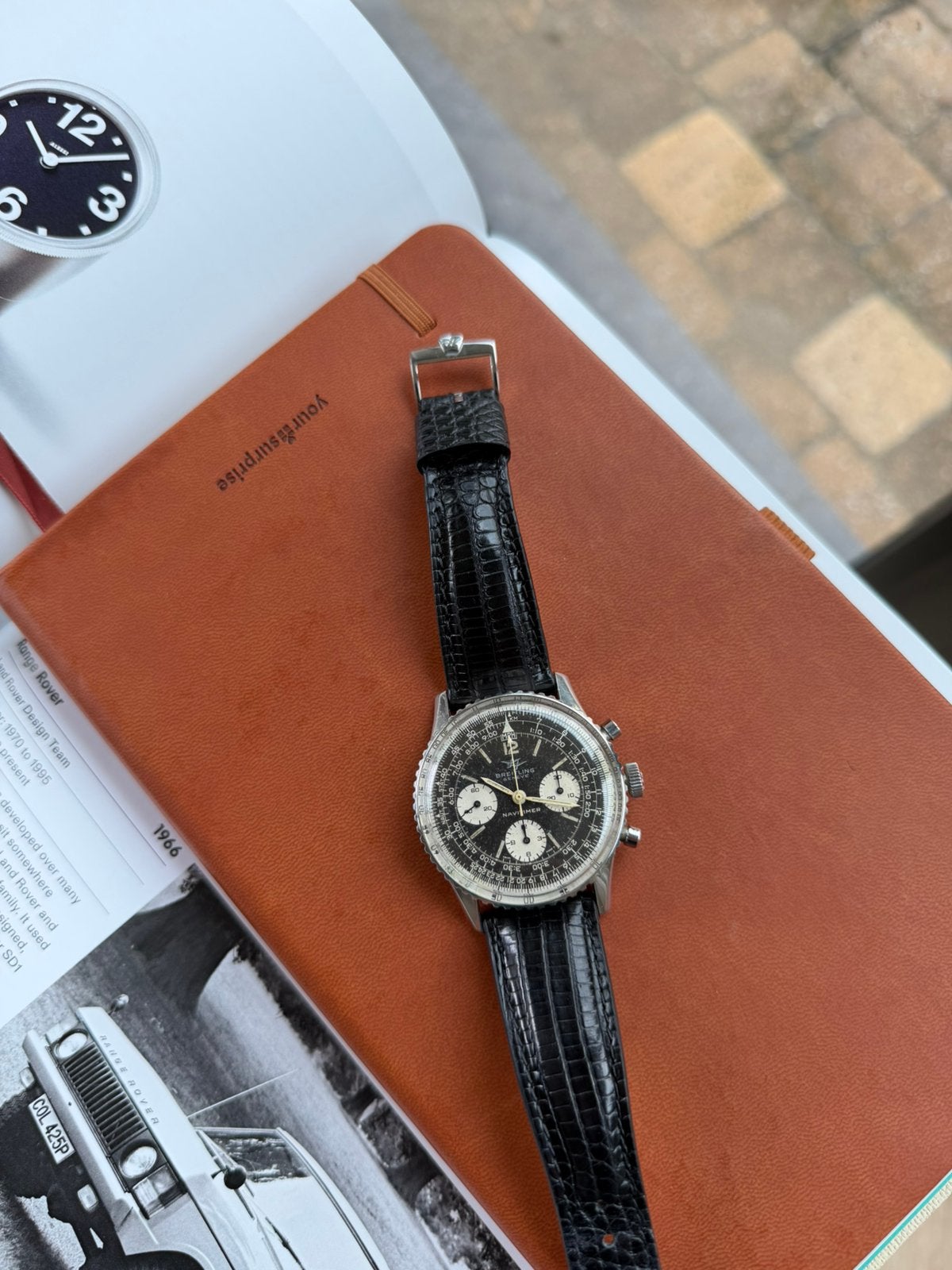 Prachtige Navitimer 806, zeer mooie originele staat!, Ophalen, Staal, Overige merken, 1960 of later