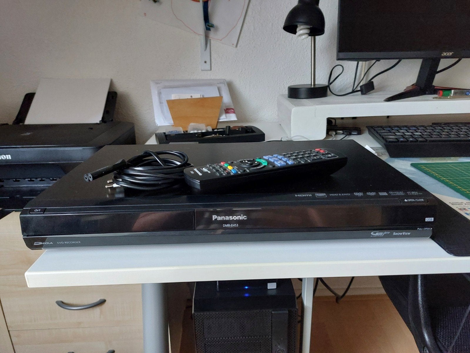 Panasonic DMR-EH53 DVD Recorder met Harddisk, Audio, Tv en Foto, Ophalen, Gebruikt, Panasonic, Met harddisk