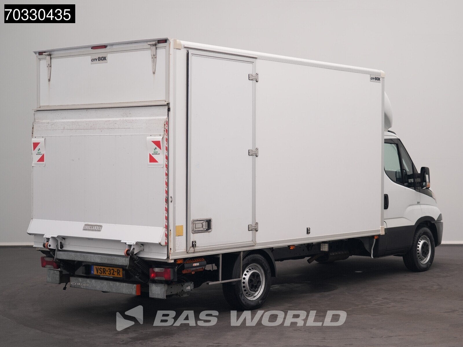 Iveco Daily 35S14 Automaat Laadklep Zijdeur Bakwagen Airco C, Auto's, Bestelauto's, Automaat, Stof, Gebruikt, Iveco