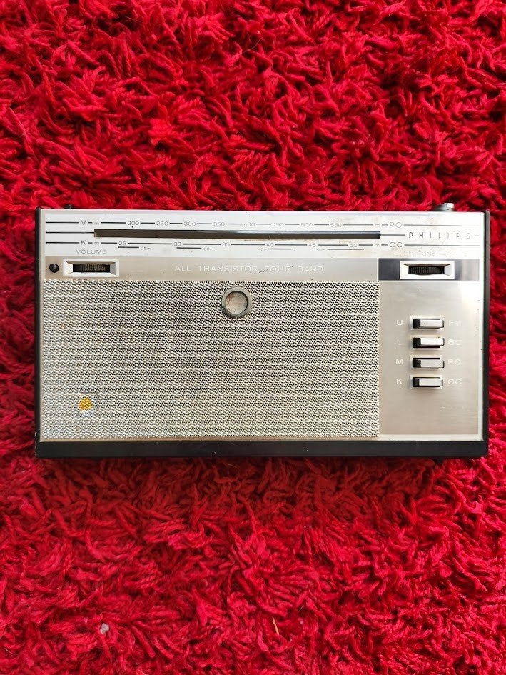 Philips L3X42T portable transistorradio, Ophalen of Verzenden, Gebruikt, Transistorradio