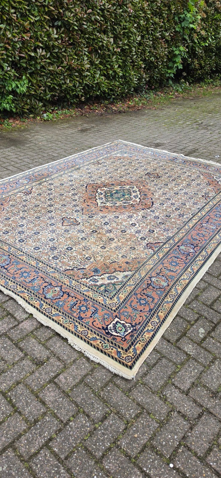 Prachtig mega groot XXL handgeknoopt Perzisch tapijt 350x250, Perzisch, 200 cm of meer, Ophalen of Verzenden, Zo goed als nieuw