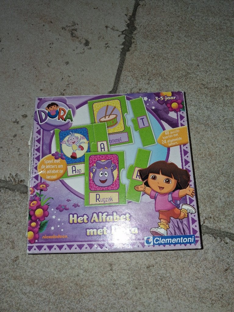 Het alfabet met Dora, Ophalen, Zo goed als nieuw, Taal en Lezen