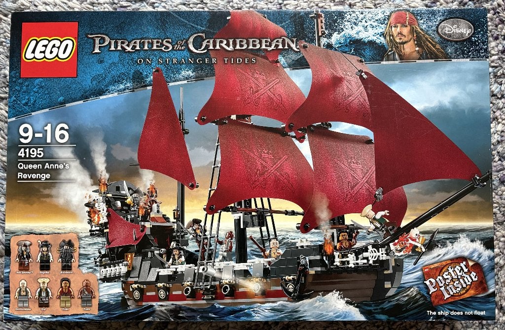 Lego 4195 Pirates Queen Anne's Revenge NIEUW!!, Ophalen, Lego, Complete set, Compleet