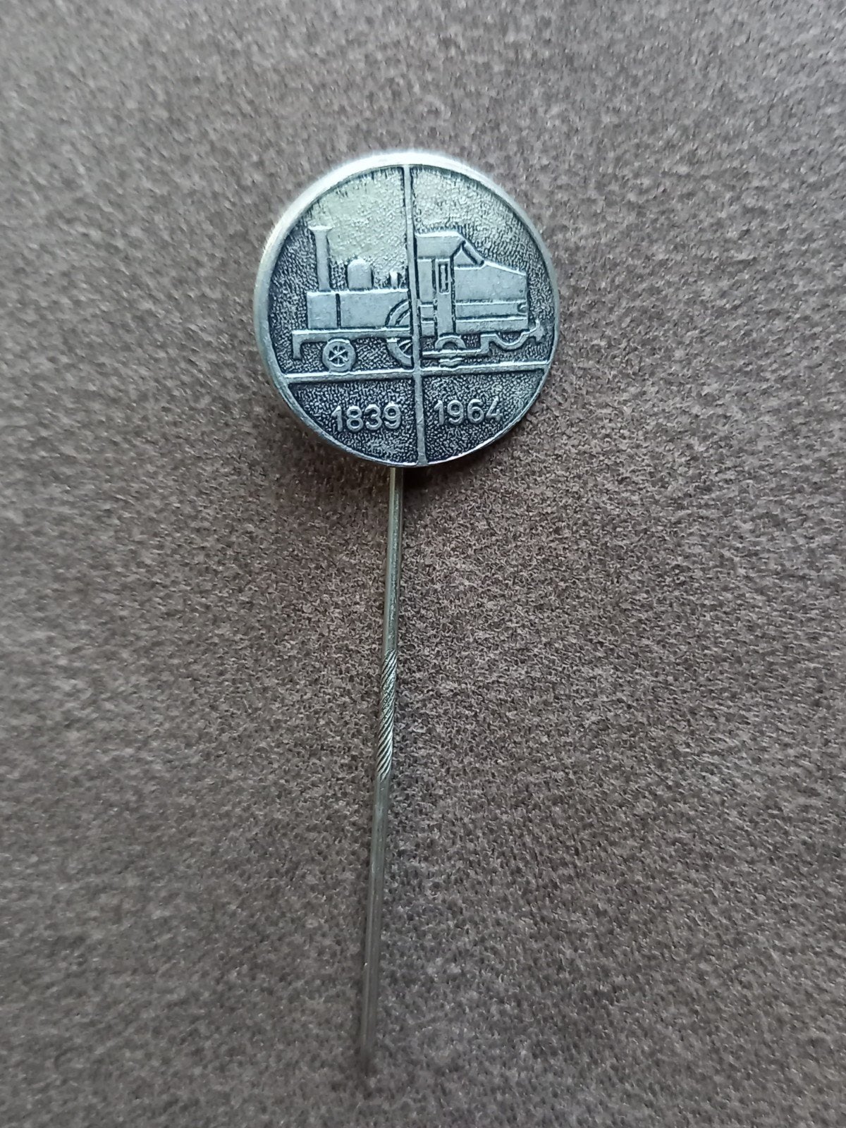 Speldje NS 125 jaar , 1839-1964, Ophalen of Verzenden, Gebruikt