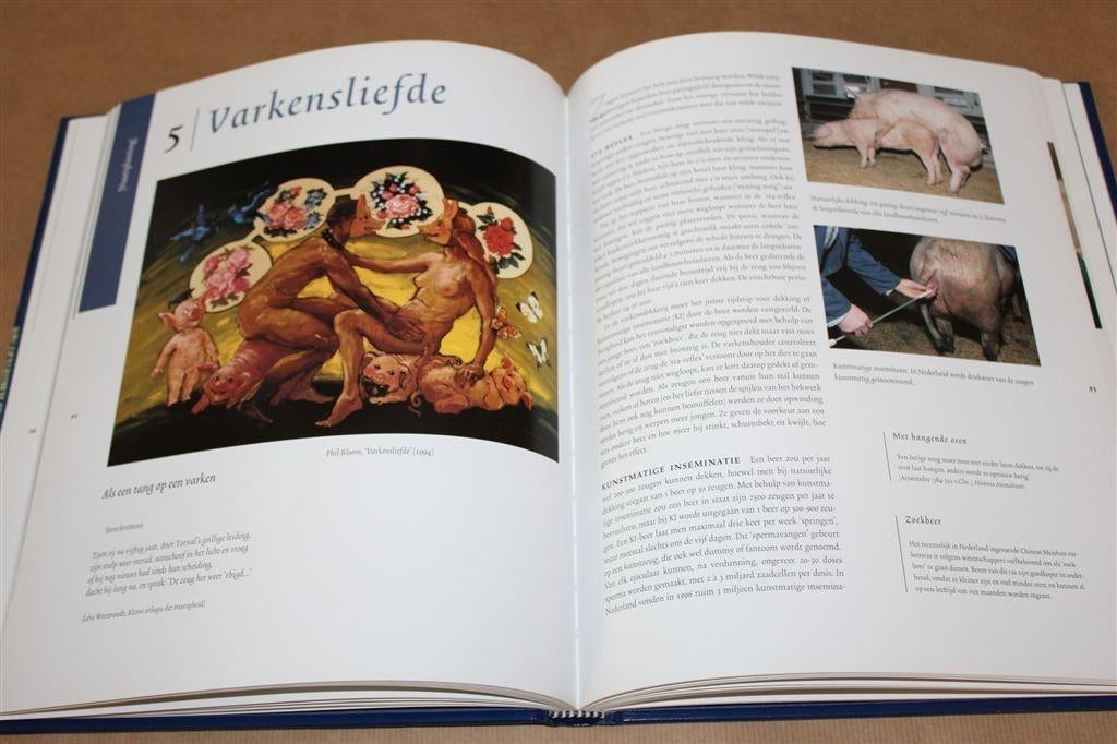 Het varken. Beschrijving in woord en beeld van ontstaan., Ophalen of Verzenden, Zo goed als nieuw