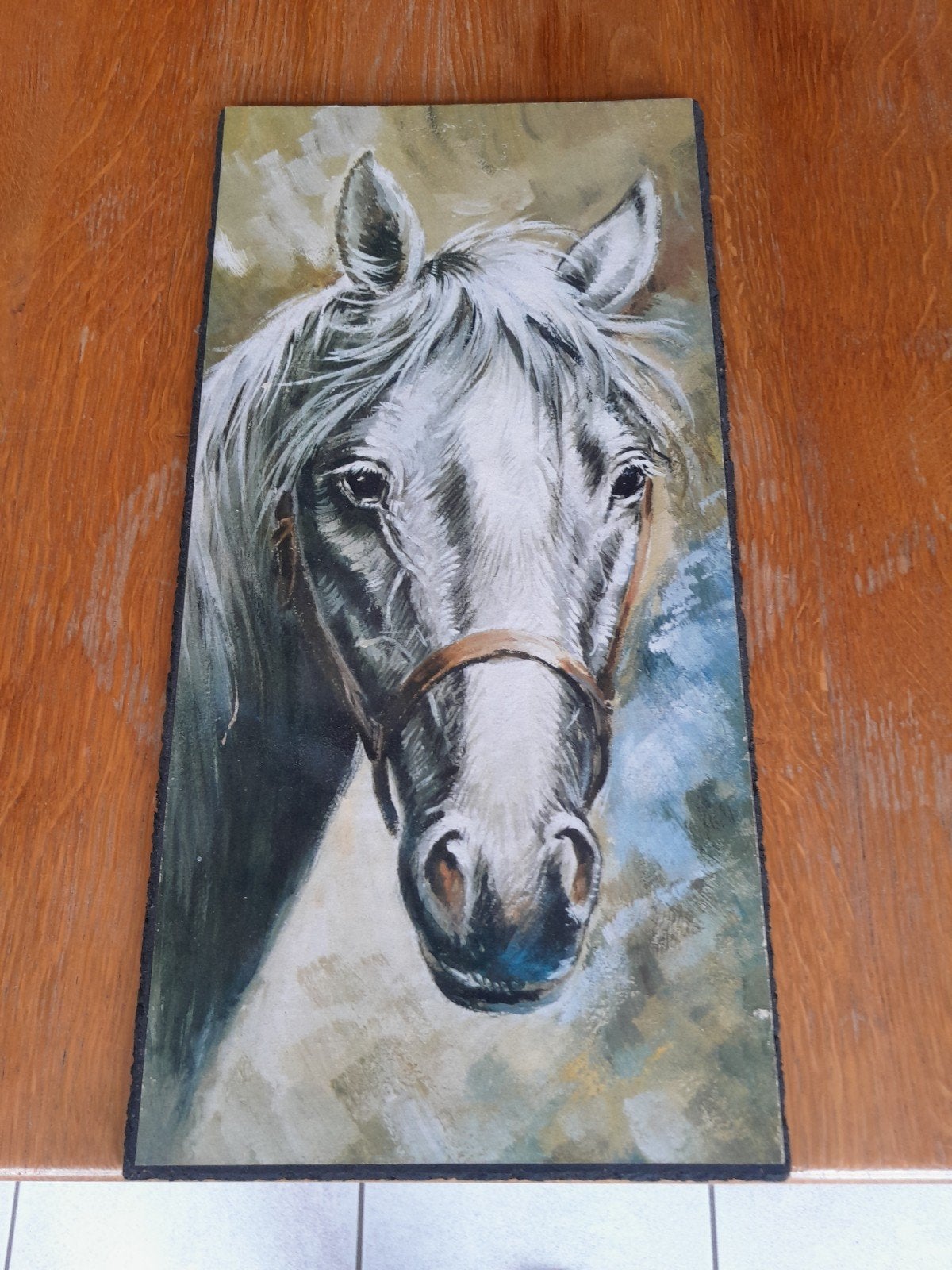 Schilderij paardenkop, Ophalen of Verzenden, Dieren