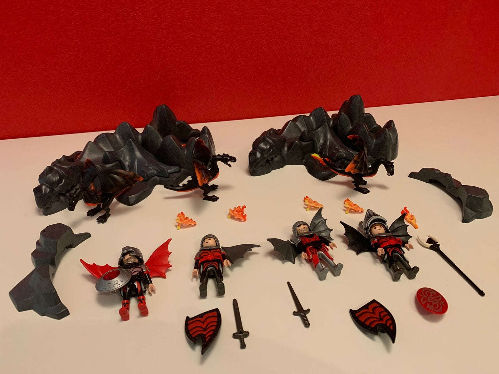Playmobil draken ridders, Kinderen en Baby's, Speelgoed | Playmobil, Ophalen of Verzenden, Gebruikt