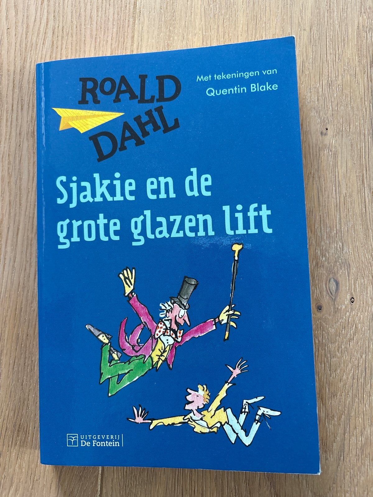 Sjakie en de grote glazen lift - Roald Dahl, Ophalen, Zo goed als nieuw, Fictie algemeen