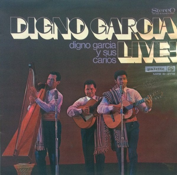 Digno garcia y sus carios ‎  digno garcia live!  lp, LP, Gebruikt, Cubaans, 12 inch