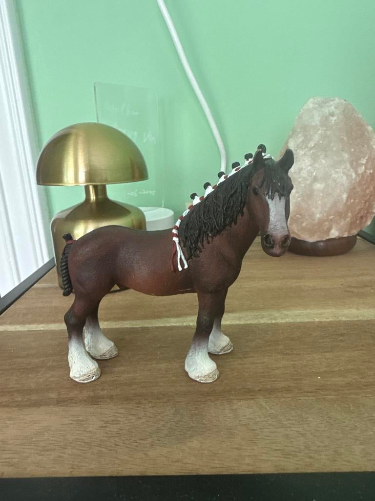 Schleich Clydesdale Hengst Speelgoed Paard, Ophalen of Verzenden, Zo goed als nieuw, Jongen of Meisje