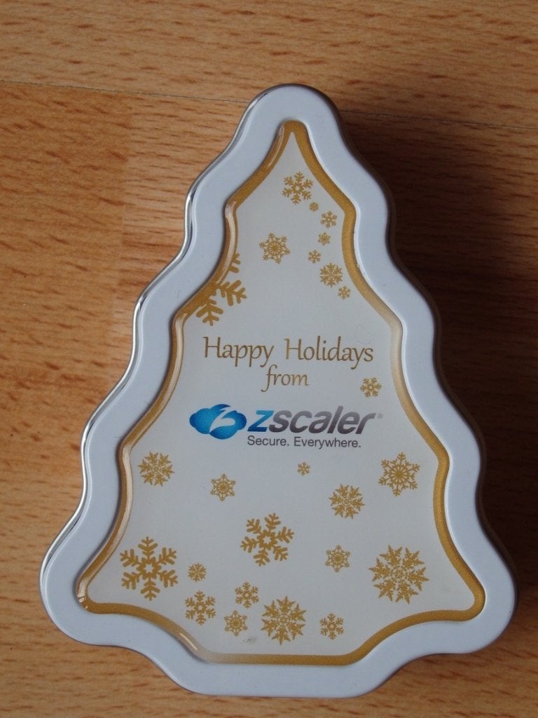 Blikje kerstboom van Zscaler, Ophalen, Zo goed als nieuw, Overige