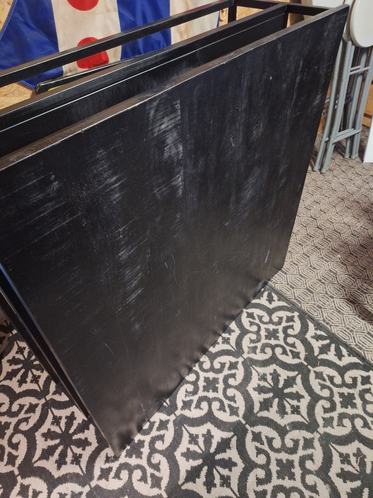 salontafel mangohout, Ophalen, Gebruikt, 50 tot 100 cm, Vierkant