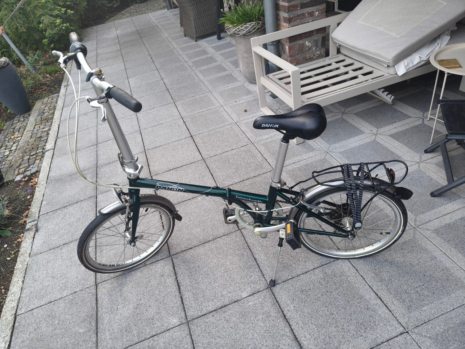 Dahon Boardwalk vouwfiets met 7 versnellingen, Ophalen, Gebruikt, Velgrem, Versnellingen