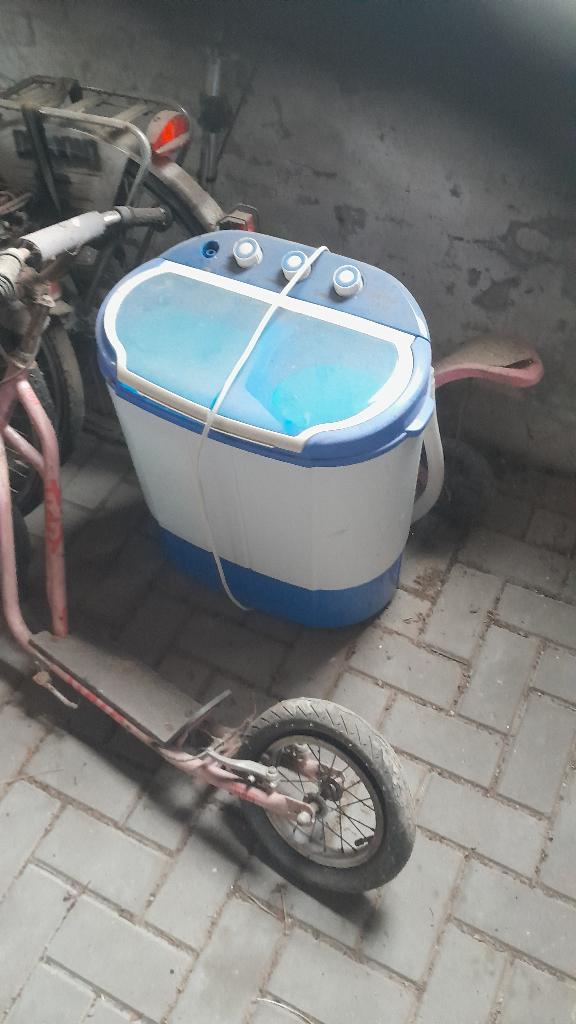 camping wasmachine, Ophalen, Gebruikt