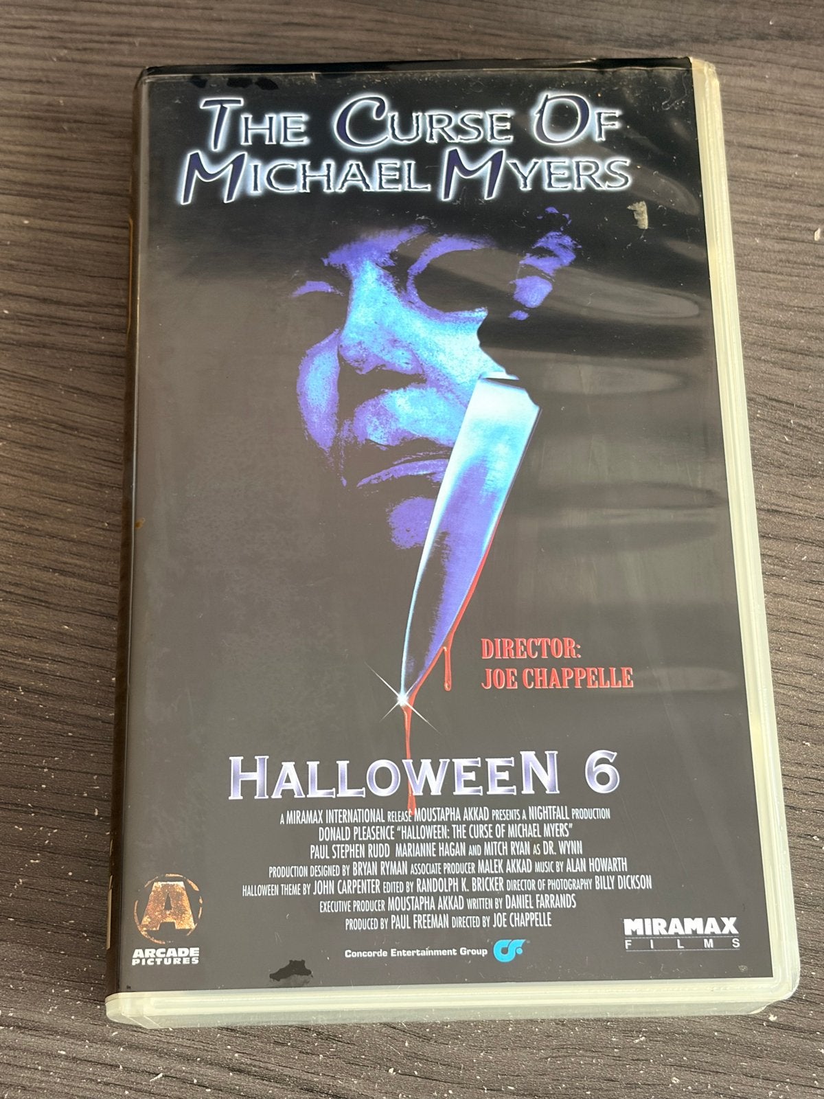 #3 Halloween 6: The Curse of Michael Myers VHS (m2452224854) — VHS ...