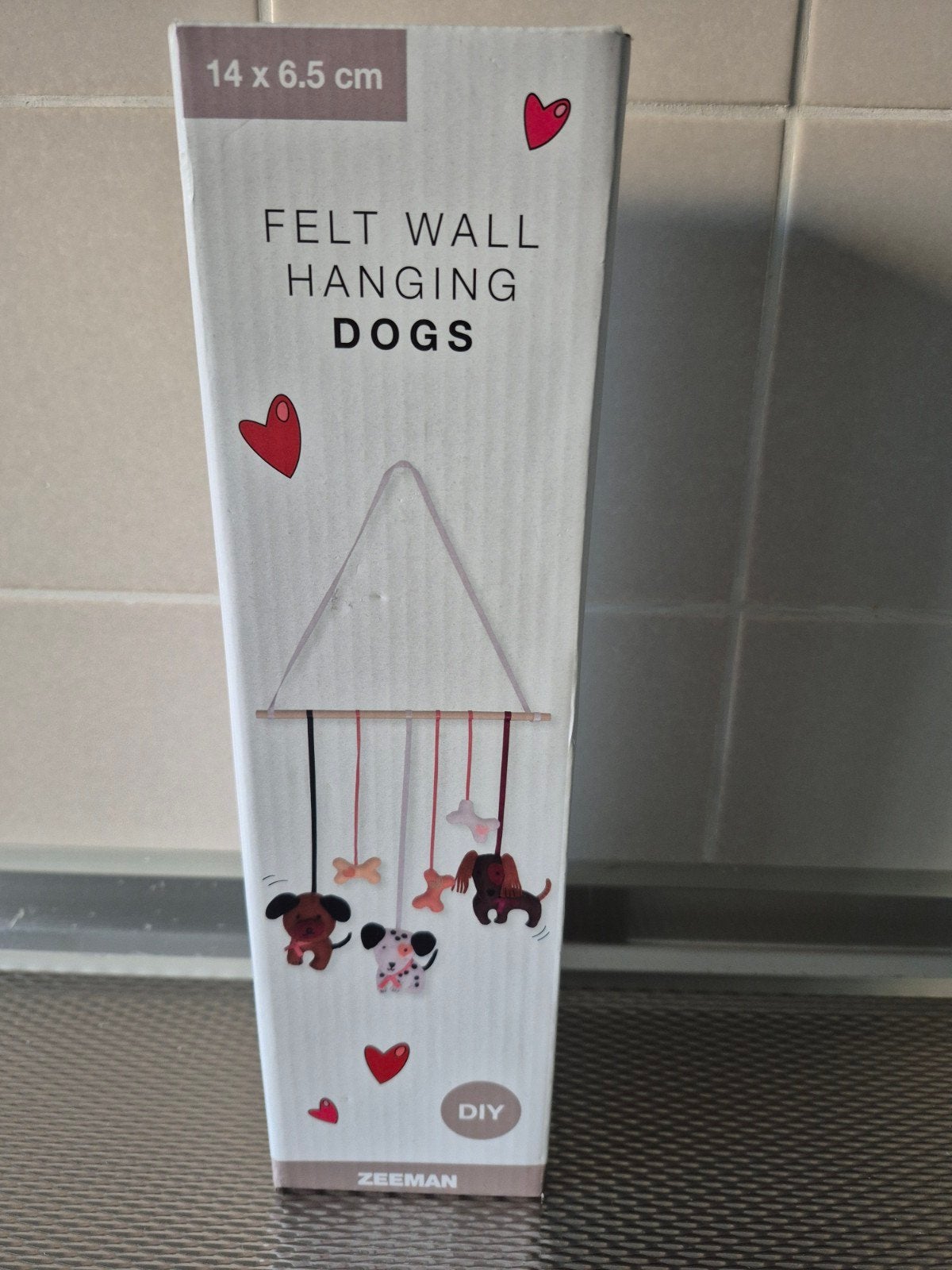 VILTEN WANDHANGER PAKKET (HONDJES) NIEUW, Ophalen, Nieuw
