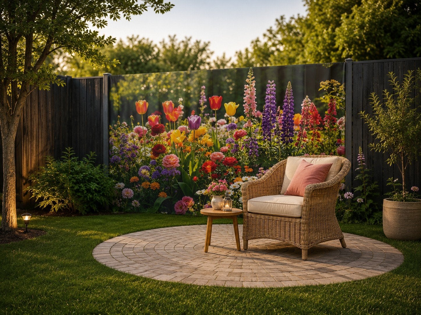 Schuttingposter Tuinposter 180/180cm, Tuin en Terras, Verzenden, Nieuw
