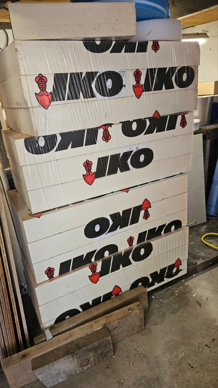 IKO Enertherm PIR isolatieplaten 2x Alu RD6.35, ca. 9m2, Doe-het-zelf en Verbouw, Ophalen, Dakisolatie, 12 cm of meer, Nieuw