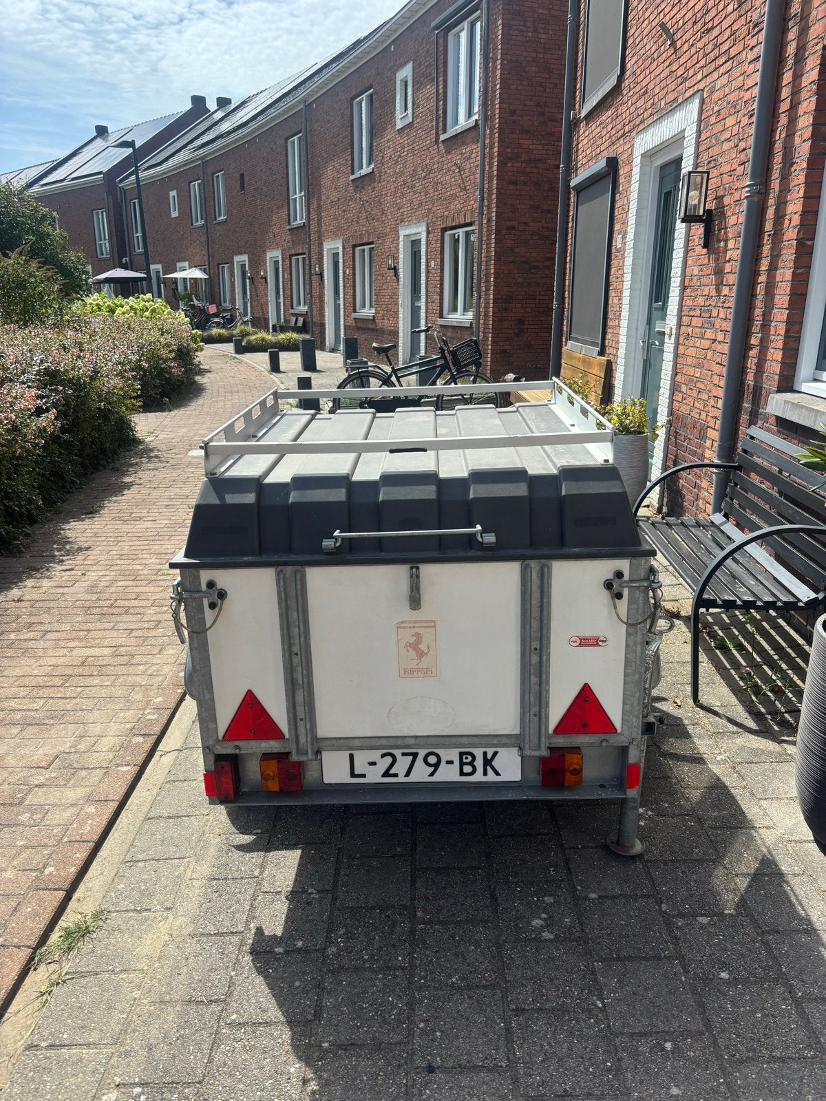 Bagagewagen Saris Grande - Nieuwe banden en disselbak, Ophalen, Gebruikt