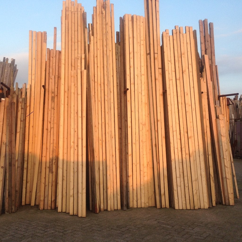 Gebruikte gezaagde ribben diverse afmetingen ( € 1/m ), Ophalen, Gebruikt, 250 cm of meer, Balken